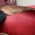 Gucci Red Quilted GG Metal Chain Crossbody Camera Bag 447632 #B66551