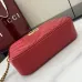 Gucci Red Quilted GG Metal Chain Crossbody Camera Bag 447632 #B66551
