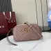 Gucci Red Quilted GG Metal Chain Crossbody Camera Bag 447632 #B66551