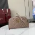 Gucci Red Quilted GG Metal Chain Crossbody Camera Bag 447632 #B66551