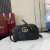Gucci Red Quilted GG Metal Chain Crossbody Camera Bag 447632 #B66551