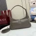 Gucci Taupe Mini Jackie Hobo Bag 863137 W27xH13xD3.5cm #B67170