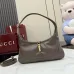 Gucci Taupe Mini Jackie Hobo Bag 863137 W27xH13xD3.5cm #B67170