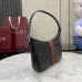 Gucci Web Stripe Leather Shoulder Bag 863406 W22.5xH12.5xD3.5cm #B67161