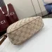 Gucci Beige GG Canvas Bamboo Handle Crossbody Hobo Bag 799865 #B66549