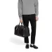 Gucci Black Leather Web Stripe Large Travel Duffle Bag 834460 #B66548