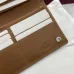 Gucci 821802 GG Denim Leather Trim Bi-fold Long Wallet Snap Card Holder Purse #B65977