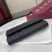 Gucci 847210 GG Embossed Leather Long Flap Wallet Multi Card Slots Clutch Purse #B65976