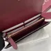 Gucci 847210 GG Embossed Leather Long Flap Wallet Multi Card Slots Clutch Purse #B65976