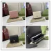 Gucci GG Canvas Compact Wallet with Black Leather Interior, Gold Accents, Classic Pattern & Multiple Card Slots for Women #B55976