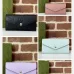 Gucci GG Embossed Leather Envelope Continental Wallet 19×10×3.5cm #B65016