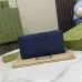 Gucci GG Marmont Full-Zip Wallet – Olive Green Pebbled Leather with Embossed GG Logo #B58777