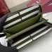 Gucci GG Marmont Full-Zip Wallet – Olive Green Pebbled Leather with Embossed GG Logo #B58777