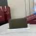 Gucci GG Marmont Full-Zip Wallet – Olive Green Pebbled Leather with Embossed GG Logo #B58777