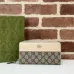Gucci GG Supreme Leather Trim Zip Around Wallet 19.5×11×3cm #B65015