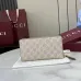 Gucci Zip-Around Wallet with GG Canvas & Beige Leather Trim, Gold Double G Hardware, Stylish & Spacious for Daily Essentials #B55977