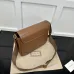 GG Emblem medium crossbody bag in brown leather #B49566