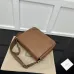 GG Emblem medium crossbody bag in brown leather #B49566