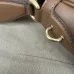 GG Emblem medium crossbody bag in brown leather #B49566