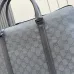 Gucci A0007X GG Supreme Web Stripe Boston Bag Top Handle Detachable Strap Handbag #B65974