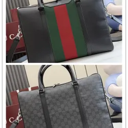 Gucci A0007X GG Supreme Web Stripe Boston Bag Top Handle Detachable Strap Handbag #B65974