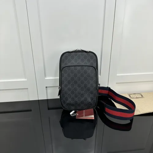 Gucci Canvas Leather Crossbody Sling Bag 822073 | W17.5×H27×D6cm #A69503
