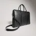 Gucci Classic Black Coated Leather Men Work Briefcase A0007X #B66544