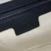 Gucci GG Emblem small crossbody bag in black fabric size:23×16×8cm #B53867