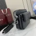 Small jumbo GG crossbody bag in grey and black GG leather #B50308