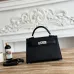 HERMES Kelly second-generation mini bags 19CM Black #B66576