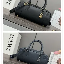 Loewe 062417 Amazona 23 Cropped Bag in Calfskin Size 23x10x11CM #B62892