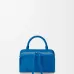 Loewe Amazona 180 Blue Leather Top Handle Bag 34.5x14x27cm #B64994
