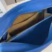 Loewe Amazona 180 Blue Leather Top Handle Bag 34.5x14x27cm #B64994
