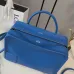 Loewe Amazona 180 Blue Leather Top Handle Bag 34.5x14x27cm #B64994