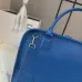 Loewe Amazona 180 Blue Leather Top Handle Bag 34.5x14x27cm #B64994