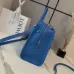 Loewe Amazona 180 Blue Leather Top Handle Bag 34.5x14x27cm #B64994