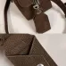 Loewe Featherlight Puzzle Suede Leather Bag 24x10.5x16CM #B63855