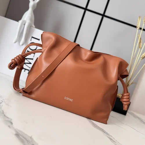 Loewe Flamenco Nappa Leather Drawstring Bag 30x24.5x10.5cm #B63846