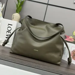 Loewe Large Flamenco Nappa Leather Drawstring Tote 38x29x14cm #B63860