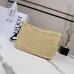 Loewe Medium Ola Raffia & Leather Shoulder Bag, 26 x 13 x 18 cm #B63221