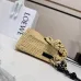 Loewe Medium Ola Raffia & Leather Shoulder Bag, 26 x 13 x 18 cm #B63221