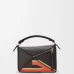 Loewe Puzzle Fringe Cat Leather Shoulder Bag 24x10.5x16CM #B63843