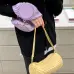 Loewe Women's Cylinder Shoulder Bag - Yellow Pleated Leather, Gold-Tone Hardware, Adjustable Strap, Stylish Barrel Bag with Anagram Logo #B56824