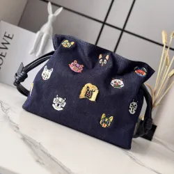 Loewe x Louis Wain Flamenco Nappa Leather Bag 23x18x9cm #B63858