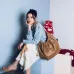 Medium Squeeze bag in mellow nappa lambskin Size:34*13.5*33cm #B48948