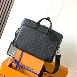 LV Damier Eclipse Weekender Briefcase M11512 L46xW31xD18cm #B67224