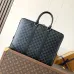 LV N41125 Porte-Documents Voyage Monogram Macassar Business Briefcase Handbag #A67484