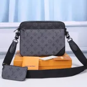 Louis Vuitton Message bag for Men original quality Monogram Eclipse #99899588