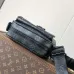 Louis Vuitton Monogram Eclipse Getaway Messenger Bag M12518, 19x20x6cm #A69524