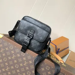 Brand L Monogram Eclipse Getaway Messenger Bag M12518, 19x20x6cm #A69524